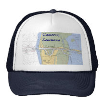 HAFEN-Diagrammhut Cameron Louisiana See Kultmütze