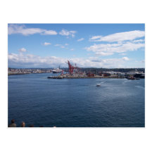 Hafen von Seattle Postkarte