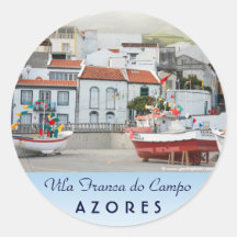 Hafen von Vila Franca tun Campo Sticker