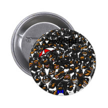 HAFER und der Pinguine KNOPF Anstecknadelbutton