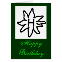 Haflinger Gruß-Karte - alles Gute zum Geburtstag