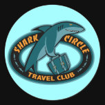 Haifisch Cirlce Reiseclub aufkleber