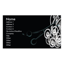 HairStylist-/Salon-Visitenkarten