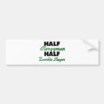Halbes Geistlich-halber ZombieSlayer Autosticker