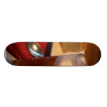 Halbes Liter Bier mit etwas Brot Skateboard Deck