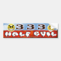 HALBES ÜBEL BPS 333 AUTOSTICKER