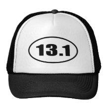 Halbmarathon-Läufer-Oval 13,1 Truckercap
