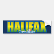 Halifax-Stoßdämpfer Auto Aufkleber