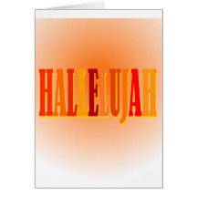 Halleluja-Gruß-Karte