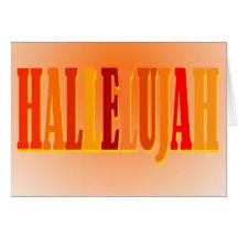 Halleluja Notecard Grußkarte