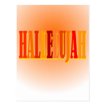 Halleluja-Postkarte