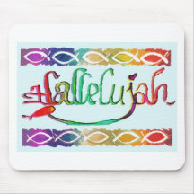 hallelujahFISH.jpg Mousepads