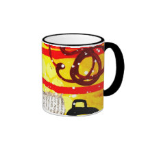 Hallie Engel gelber Becher Tasse
