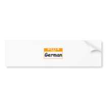 Hallo, bin ich deutscher… Nametag autoaufkleber