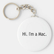 Hallo bin ich ein Mac Schlüsselband