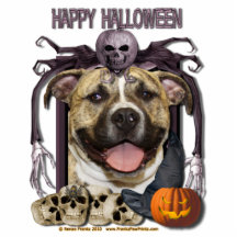 Halloween-Albtraum - Pitbull - Tigger Photostatue