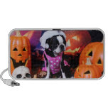 Halloween - Boston Terrier - Georgia Notebook Speaker