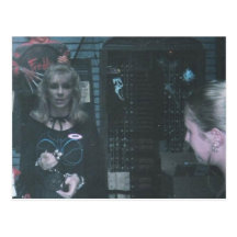 HALLOWEEN-DAMEN POSTKARTE