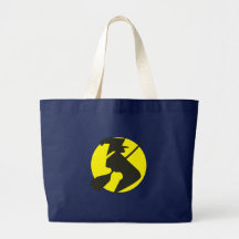 Halloween fliegende Hexe flying witch Taschen