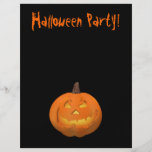 Halloween-Flyer: Kürbislaterne