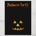 Halloween-Flyer: Kürbislaterne