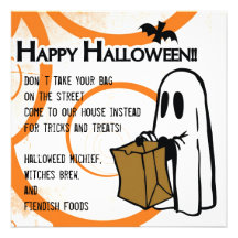 HALLOWEEN-GEIST Einladung