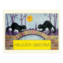 Hallowe'en Grüße Postkarten