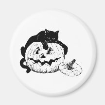 Halloween-Katze Magnete