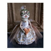 Halloween-Kürbis-Braut-Foto-Skulptur Photoskulpturen