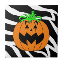 Halloween-Kürbis-Fliese