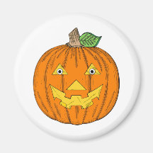 Halloween-Kürbis Kühlschrankmagnete