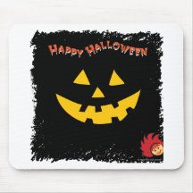 Halloween-Kürbis Mauspads