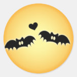 Halloween-Liebe-Umschlag Aufkleber