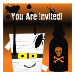 Halloween-Mama-Party Einladung