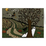 Halloween-Nacht im Land - Gruß-Karte