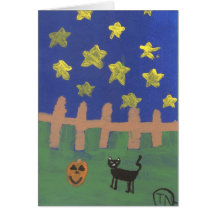 Halloween-Nachtkarte
