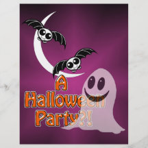 HALLOWEEN-PARTY-EINLADUNG PERSONALISIERTE FLYER