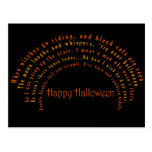 Halloween-Postkarte