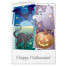 Halloween-Viererspiel Karte