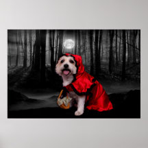 Halloween - Westie - Lady Poster