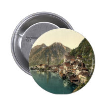 Hallstatt, Oberösterreich, Austro-Ungarn Anstecknadelbutton