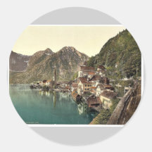 Hallstatt, Oberösterreich, Austro-Ungarn klassisch Sticker