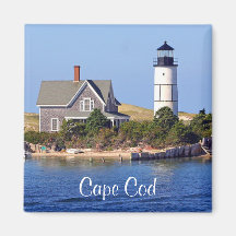 Hals-Leuchtturm-Kühlschrankmagnet Cape Cod MAs San