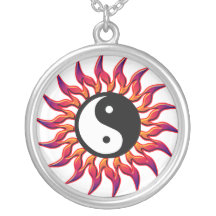 Halskette FlammensYin Yang Sun