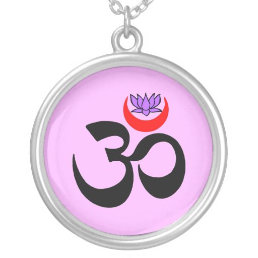 Halskette OM Lotus - Yoga-Geschenke