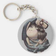 Halten Sie auf Keychain Schlüsselanhänger