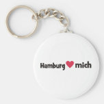 Hamburg liebt mich Hemd Schlüsselanhänger