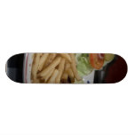 Hamburger und Fischrogen Skateboardbrett