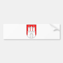 Hamburger Wappen Auto Aufkleber