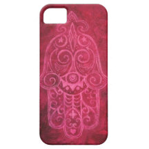 Hamsa in der Magenta Etui Fürs iPhone 5